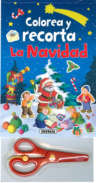 Colorea Y Recorta La Navidad