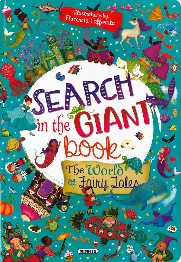 Search In The Giant Book. The World Of Fairy Tales