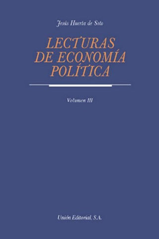 Lecturas De Economía Política. Tomo Iii