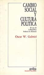 Cambio Social Y Cultura Política