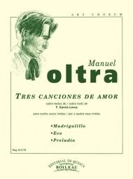 3 Canciones De Amor: Madrigalillo/Eco/Preludio