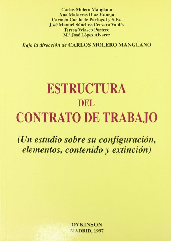 Estructura Del Contrato De Trabajo