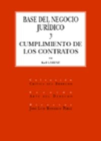 Base Del Negocio Juridico Y Cumpli