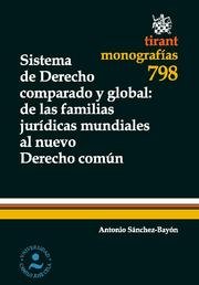 Sistema De Derecho Comparado Y Global : De Las Familias Jurídicas Mundiales Al Nuevo Derecho Común