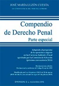 Compendio De Derecho Penal. Parte Especial