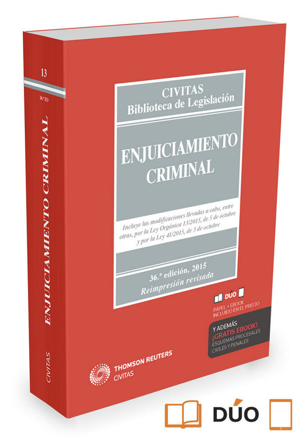 Enjuiciamiento Criminal (Papel E-Book)