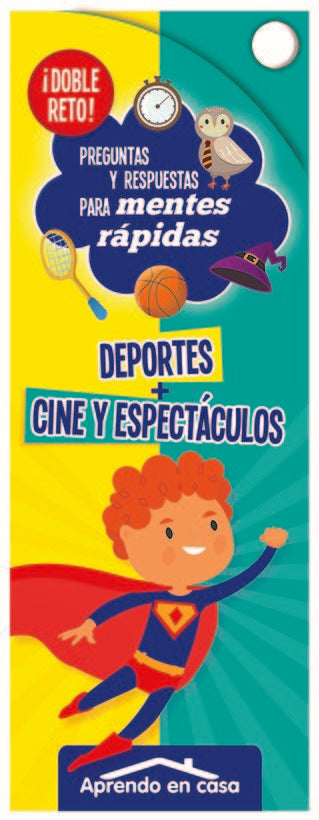 Aprendo En Casa Doble Reto - Deportes + Cine Y Espectáculos