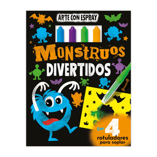 Monstruos Divertidos. Arte Con Spray