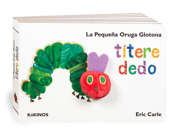 La Pequeña Oruga Glotona Títere Dedo (Mediana)