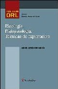 Rinolog¡A, Fisiopatolog¡A, Técnicas De Exploración