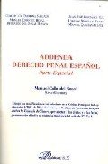 Addenda Derecho Penal Español. Parte Especial