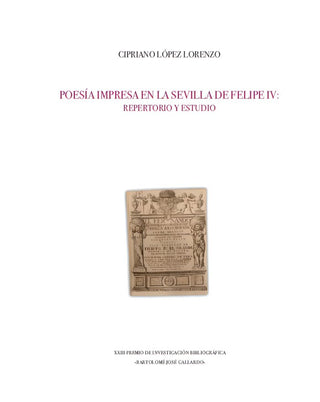 Poesía Impresa En La Sevilla De Felipe Iv