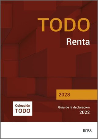 Todo Renta 2023, 1ª Edicion Ejercicio 2022