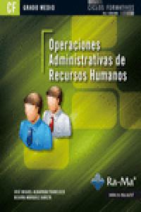 Operaciones Administrativas De Recursos Humanos (Grado Medio)