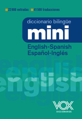 Diccionario Mini English Spanish Español Ingles