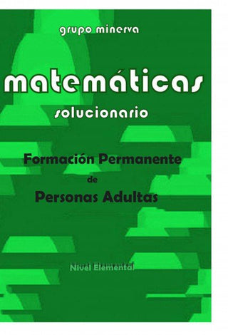 Matemáticas. Formación Permanente De Personas Adultas. Soluc