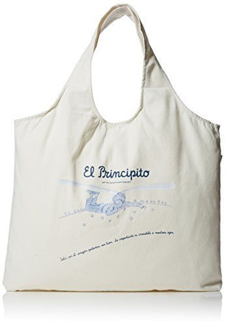 Bolsa Beige El Principito Solo Con El Corazon Podemos Ver