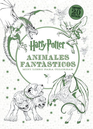 Harry Potter-Animales Fantásticos Mini Libro Para Colorear