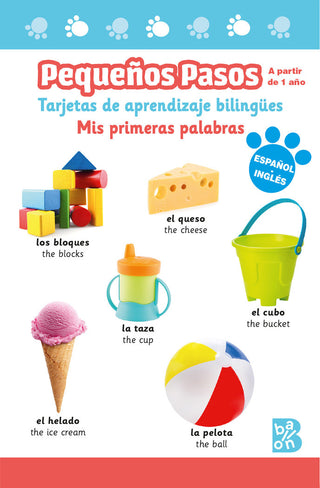 Pequeños Pasos Tarjetas De Aprendizaje Bilingües - Mis Prim