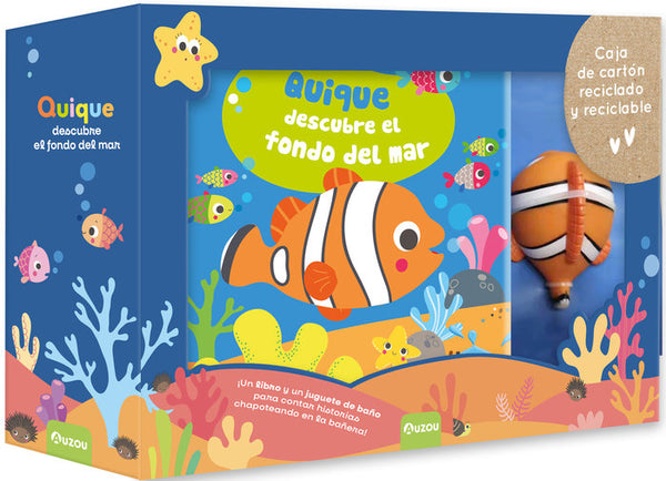 Libro De Baño Quique Descubre El Fondo Del Mar. Ecologico