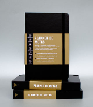 Planner de metas cuero