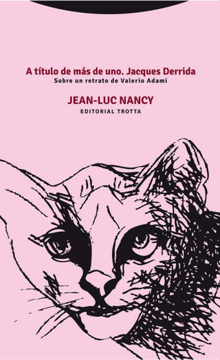 A Título De Más Uno. Jacques Derrida Libro