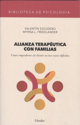Alianza Terapeutica Con Familias Libro