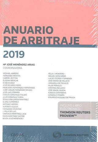 Anuario De Arbitraje 2019 (Papel + E-Book) Libro