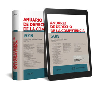 Anuario De Derecho La Competencia 2019 (Papel + E-Book) Libro