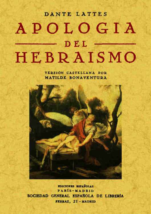 Apología Del Hebraísmo Libro