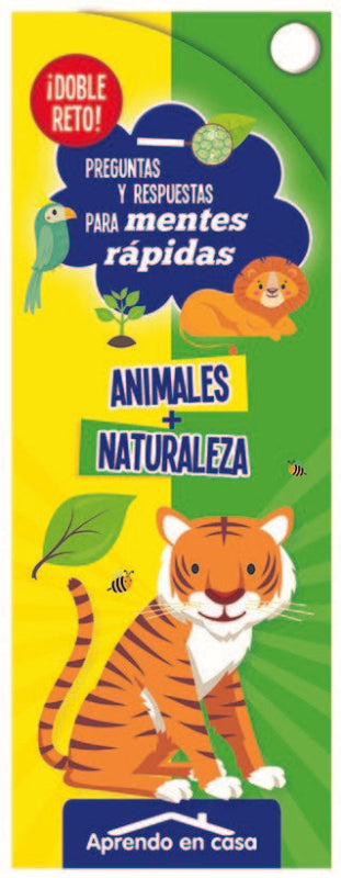 Aprendo En Casa Doble Reto - Animales + Naturaleza Libro