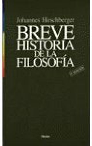 Breve Historia De La Filosofía Libro