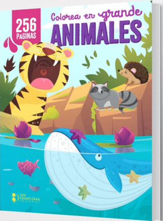 Colorea En Grande Animales Libro