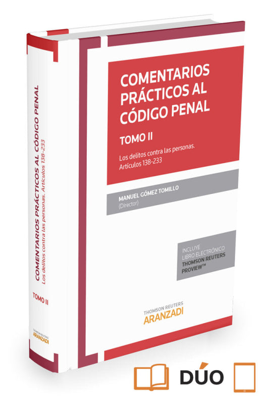 Comentarios Prácticos Al Código Penal. Tomo Ii (Papel + E-Book) Libro