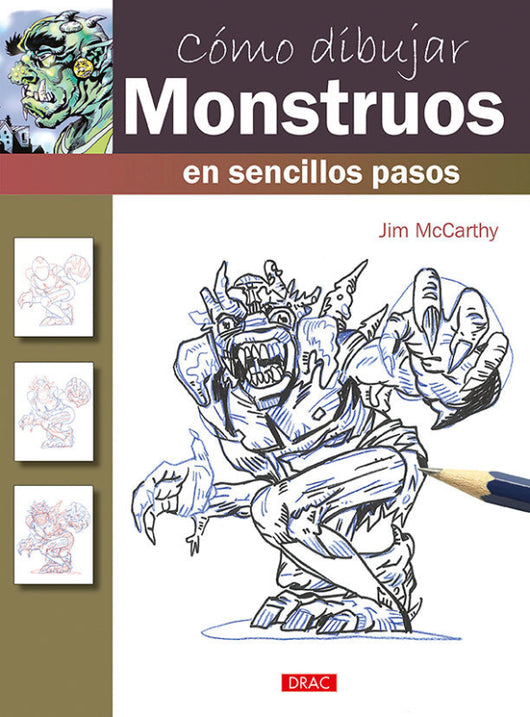 Cómo Dibujar Monstruos En Sencillos Pasos Libro