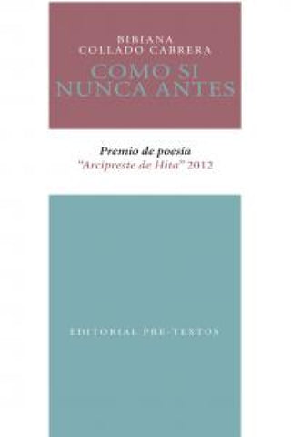 Como Si Nunca Antes Libro