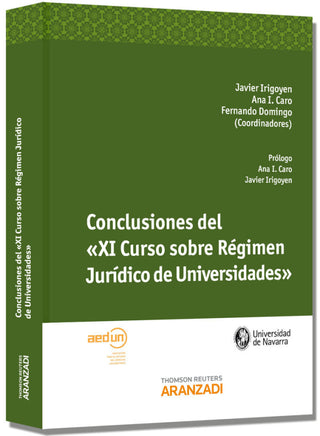 Conclusiones Del Xi Curso Sobre Régimen Jur¡dico De Universidades Libro