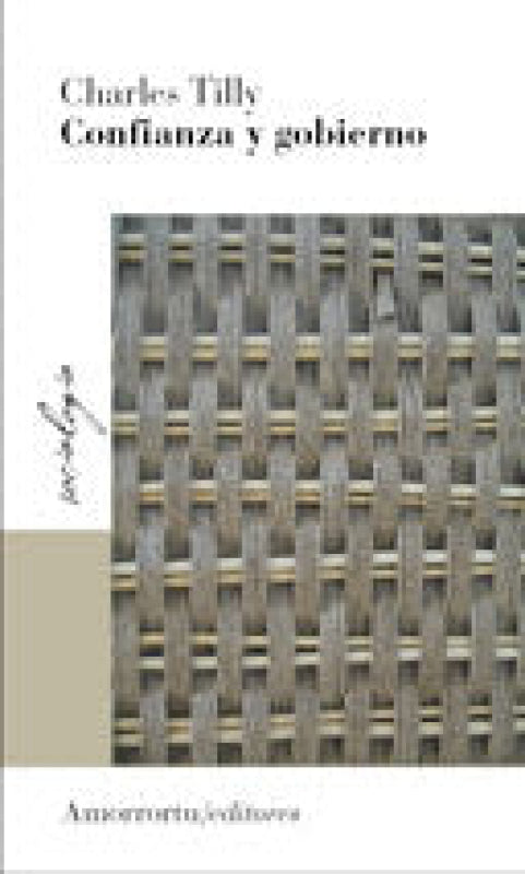 Confianza Y Gobierno Libro