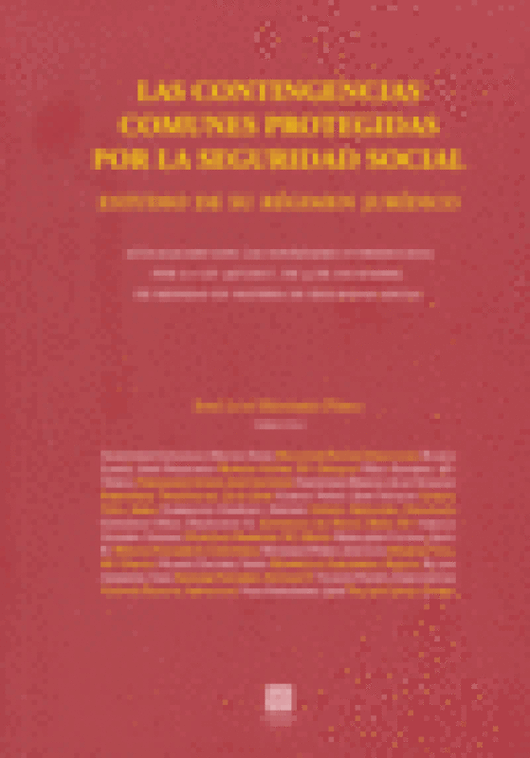 Contingencias Comunes Protegidas Seguridad Social Libro