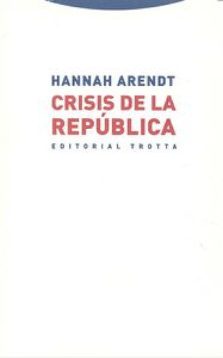 Crisis De La República Libro