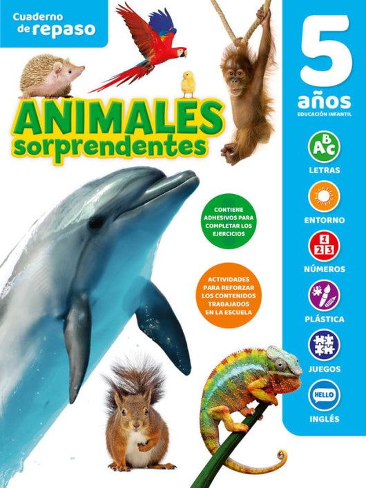 Cuaderno Tematico Luminiscente 5 Años Animales Sor Libro