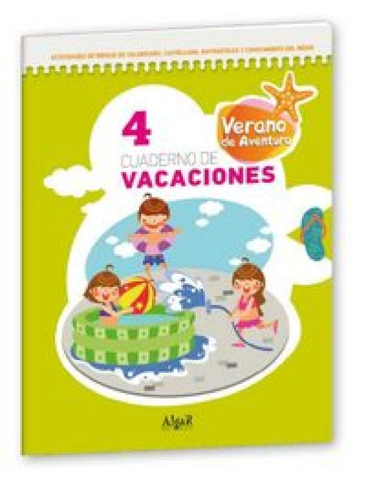 Cuaderno Vacaciones 4 -Verano Aventura Libro