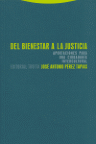 Del Bienestar A La Justicia Libro