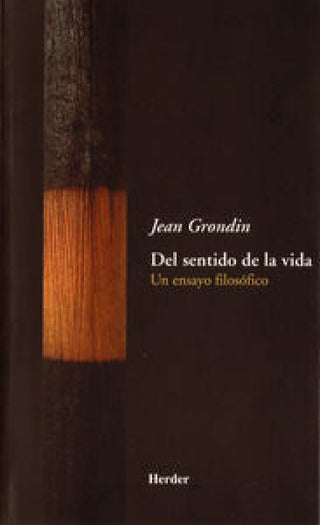 Del Sentido De La Vida Libro