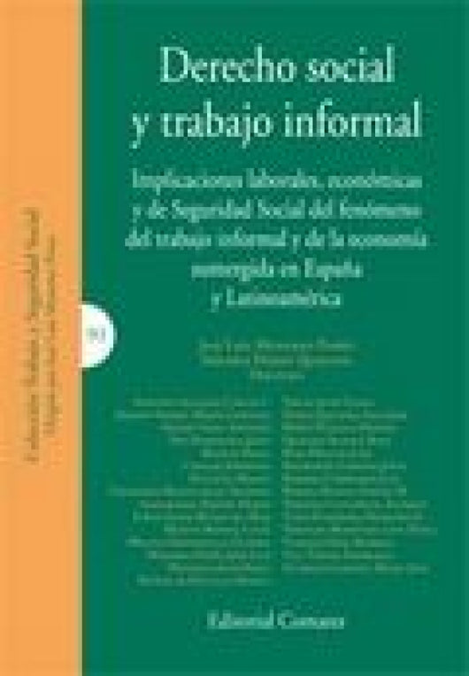 Derecho Social Y Trabajo Informal Libro