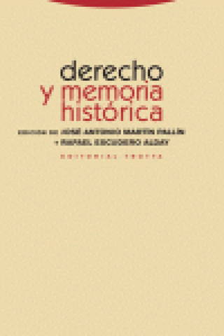 Derecho Y Memoria Histórica Libro