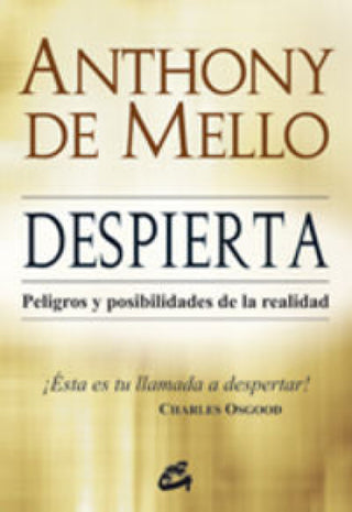 Portada Despierta de Anthony De Mello — Edición Océano, libro de espiritualidad y conciencia importado a Colombia