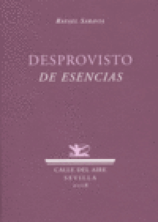 Desprovisto De Esencias Libro