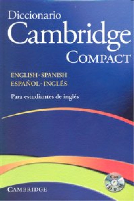 Diccionario Bilingue Cambridge Spanish-English Paperback With Cd-Rom Compact Edition Libro