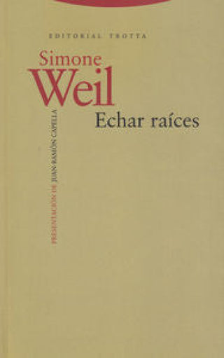 Echar Raíces Libro